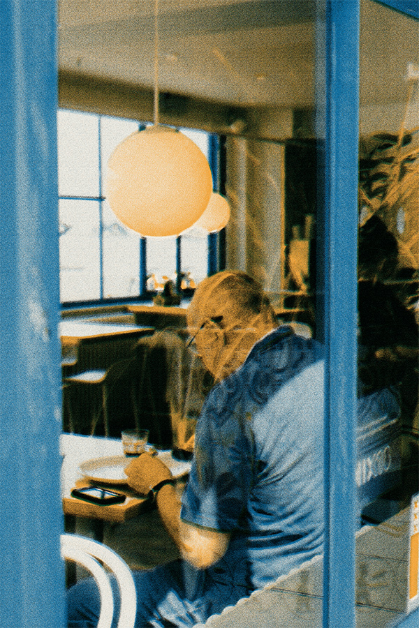 Example created with Risograph effect