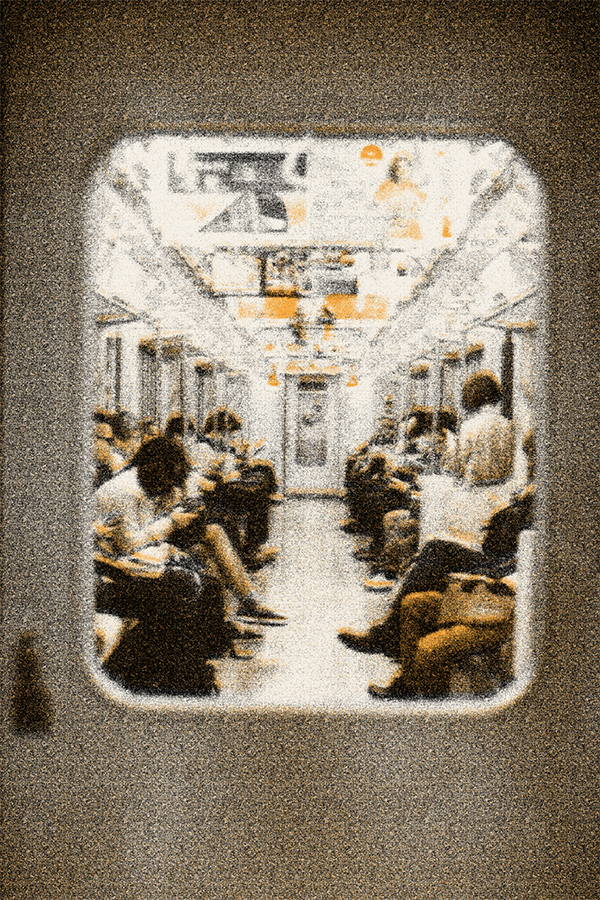 Example created with Risograph effect