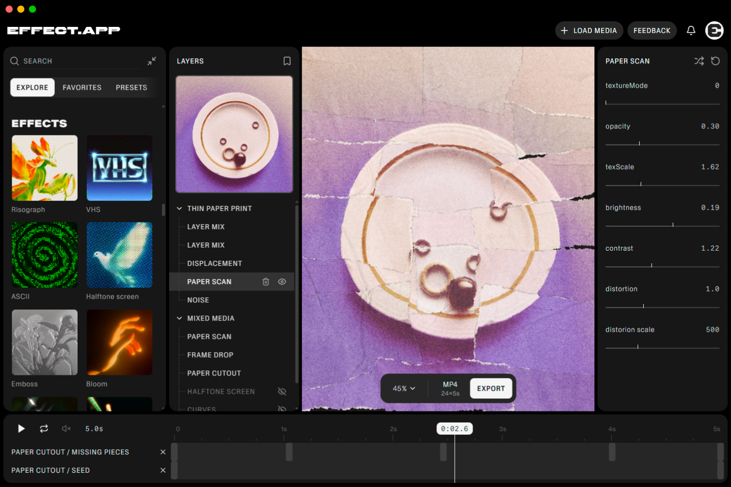Effect.app desktop preview